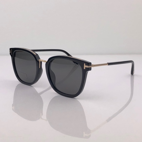 New TOM FORD Black Squared Sunglasses 804-K - Picture 6 of 15